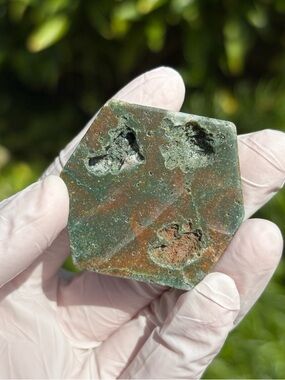 Green Ocean Jasper Freeform - Sea Jasper